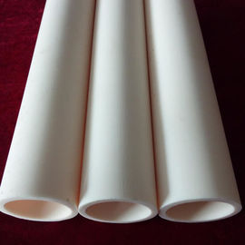 Tubo cerâmico da alumina Al2O3 de 99.6%, tubulação cerâmica da alumina da resistência de desgaste