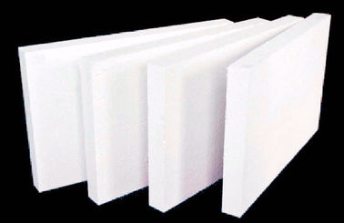 Placa de fibra cerâmica branca, placa de fibra cerâmica da alumina para a câmara da fornalha